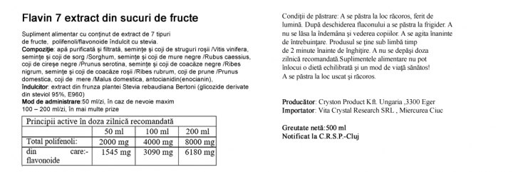 Flavin7 500ml prospect